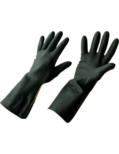 067 GUANTO NEOPRENE NERO ZIGRINATO t. 7