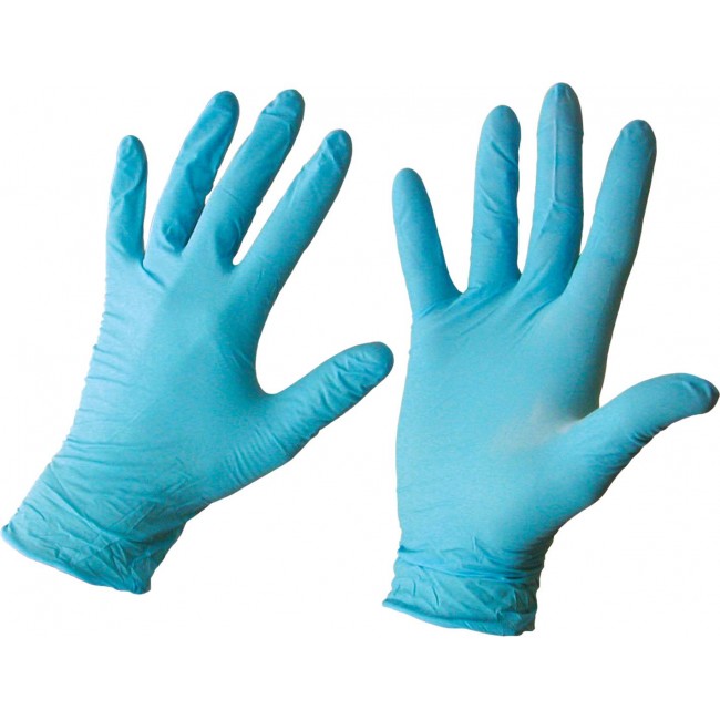 G121/13 GUANTO NITRILE BLU tg.M