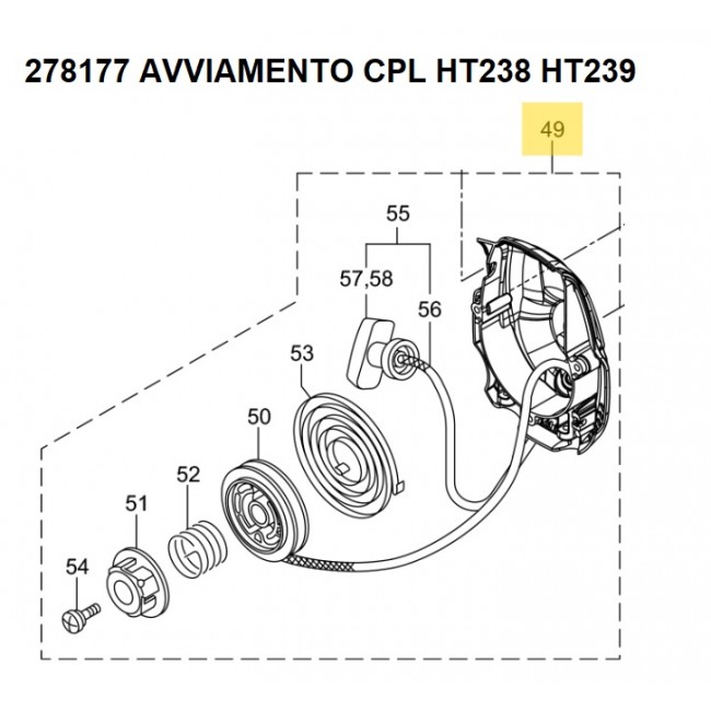 278177 AVVIAMENTO CPL HT238 HT239