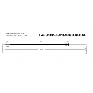 FV3-H-250014 CAVO ACCELERATORE