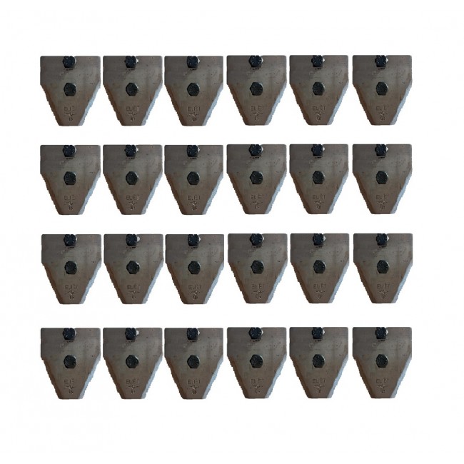 BU401301000 SET 24 LAME E VITI RESIST/10