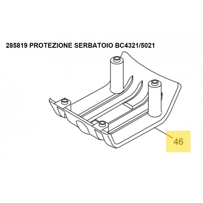 285819 PROTEZIONE SERBATOIO BC4321/5021