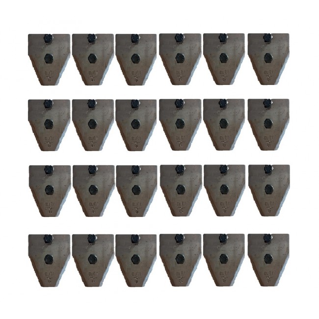 BU401300202 SET 24 LAME E VITI RESIST/8