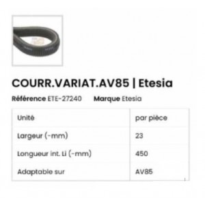 27646 CINGHIA METALLICA...