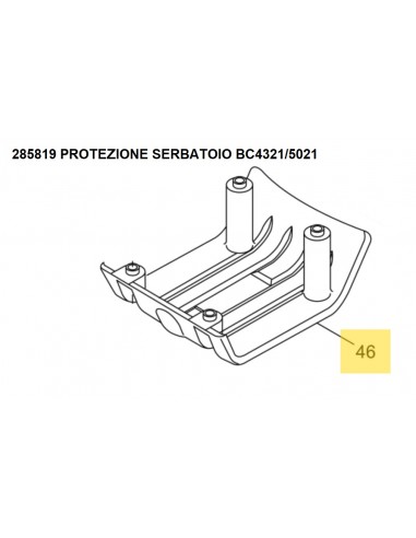 285819 PROTEZIONE SERBATOIO BC4321/5021